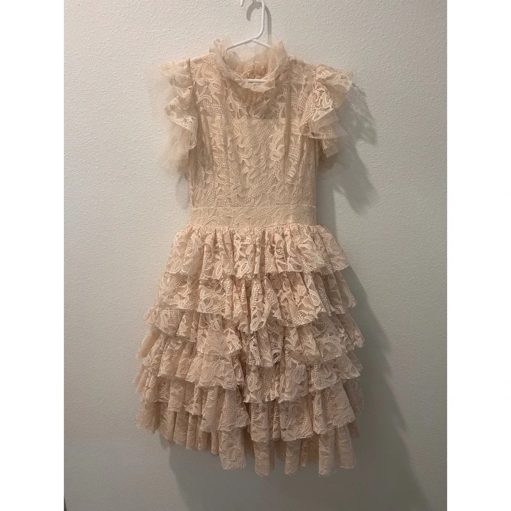 Joyfolie Anouk Petticoat Dress in Vintage Ivory Size 10